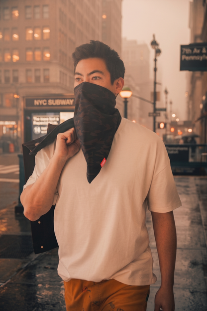 Black Camo Bandana