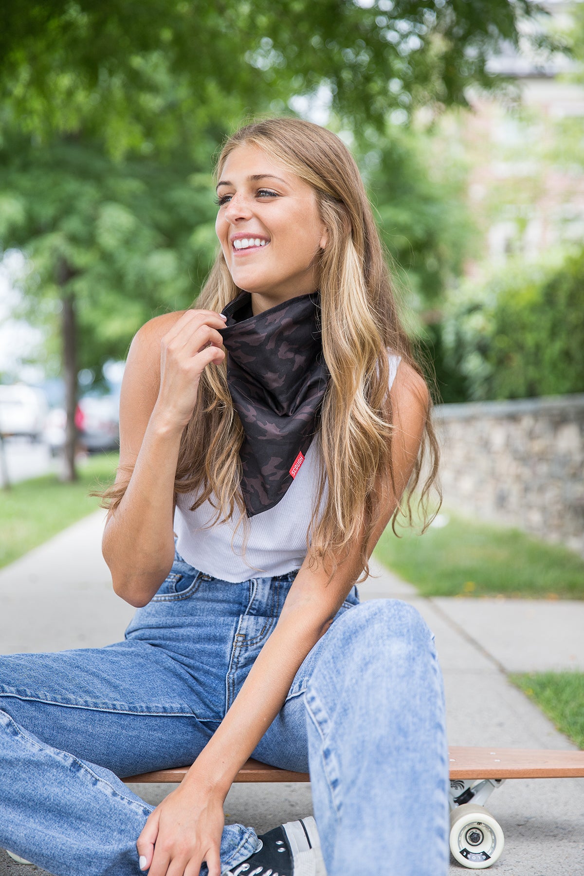 Black Camo Bandana
