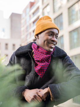 Red Gingham Bandana