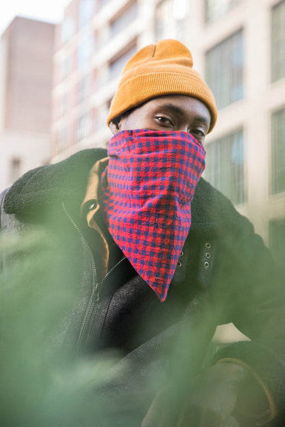 Red Gingham Bandana