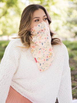 Blush Floral Bandana