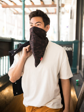 Black Camo Bandana